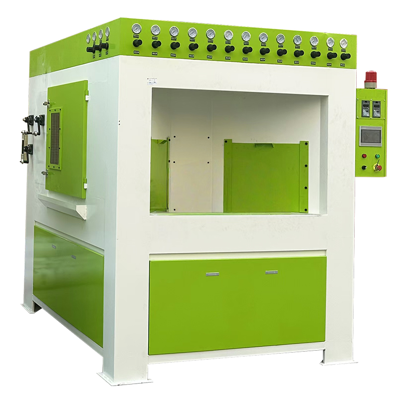 間歇式轉盤自動噴砂機