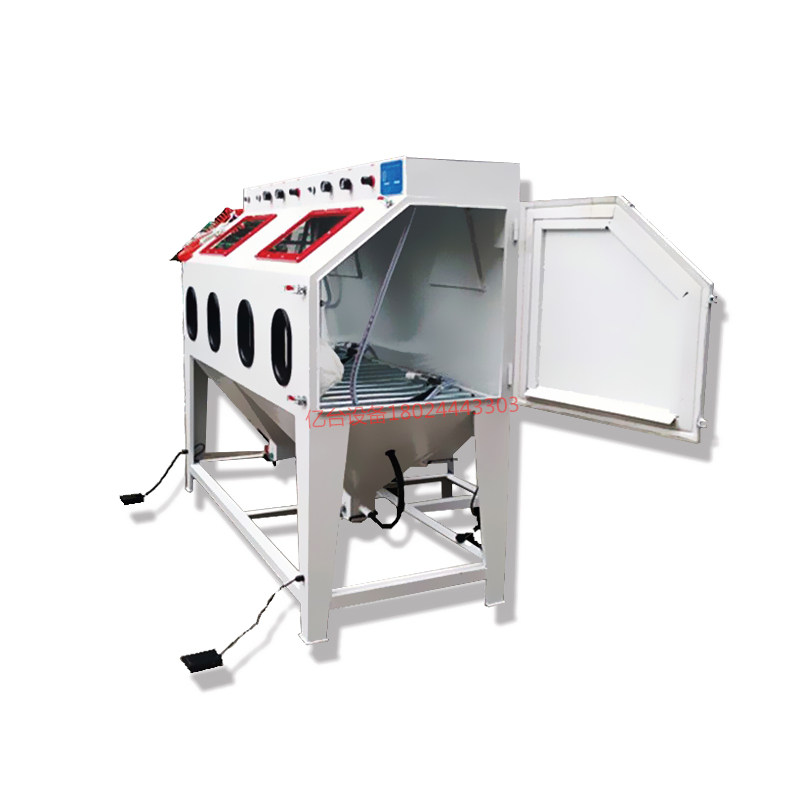 雙工位手動噴砂機(jī) 雙工位手動噴砂機(jī)